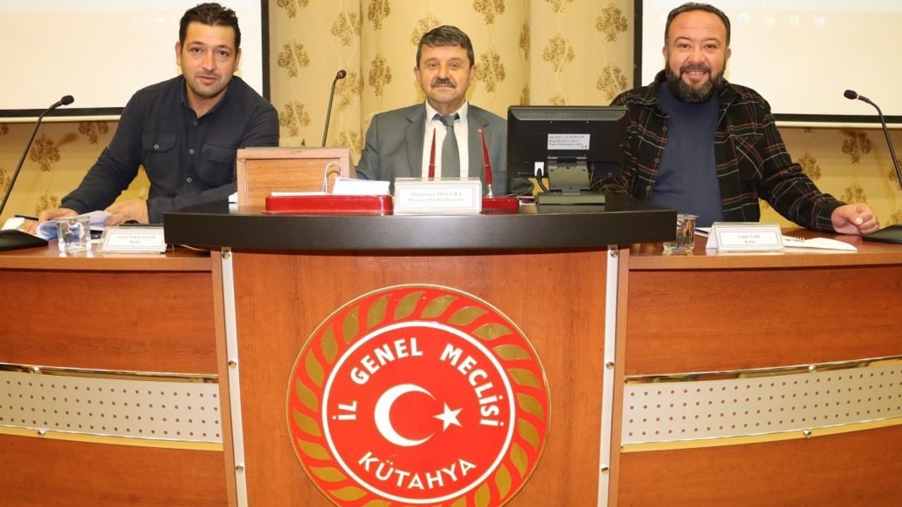 Kütahya İl Özel İdaresi 2026 bütçe görüşmeleri ve araç alımları