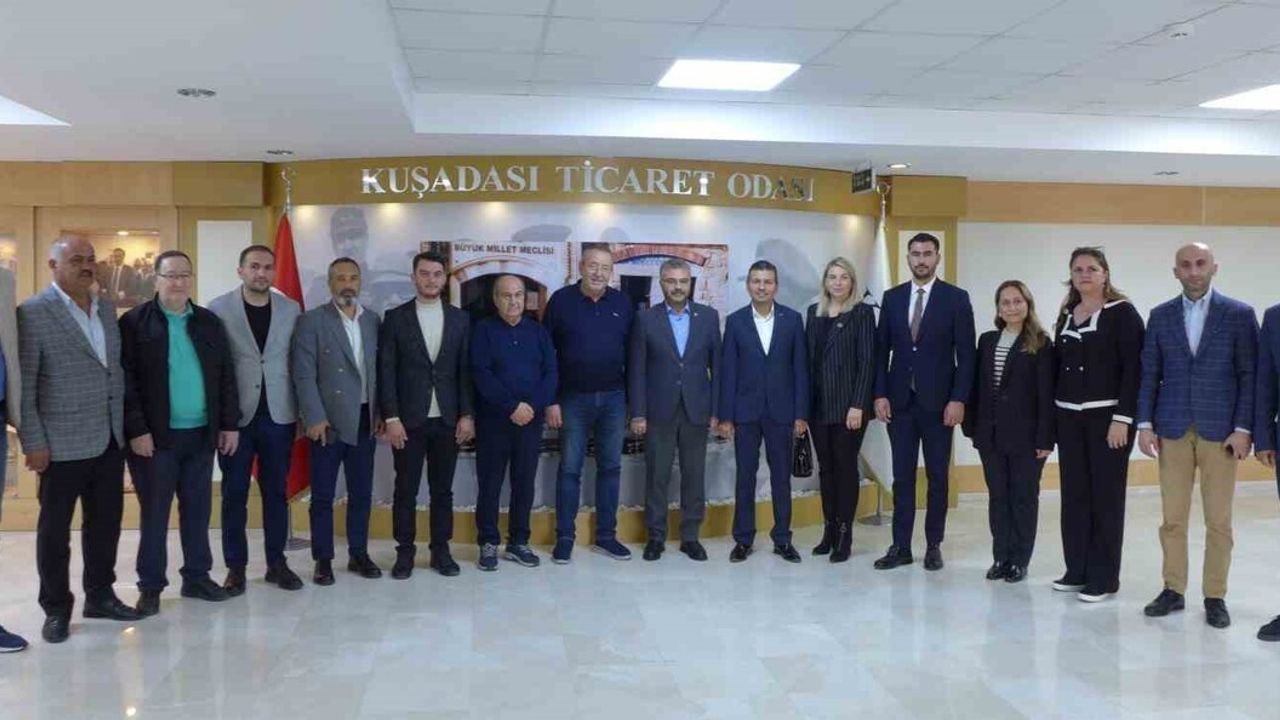 KUTO Yönetimi Kuşadası'nın Turizm ve Ekonomi Sorunlarını Özmen'e Aktardı