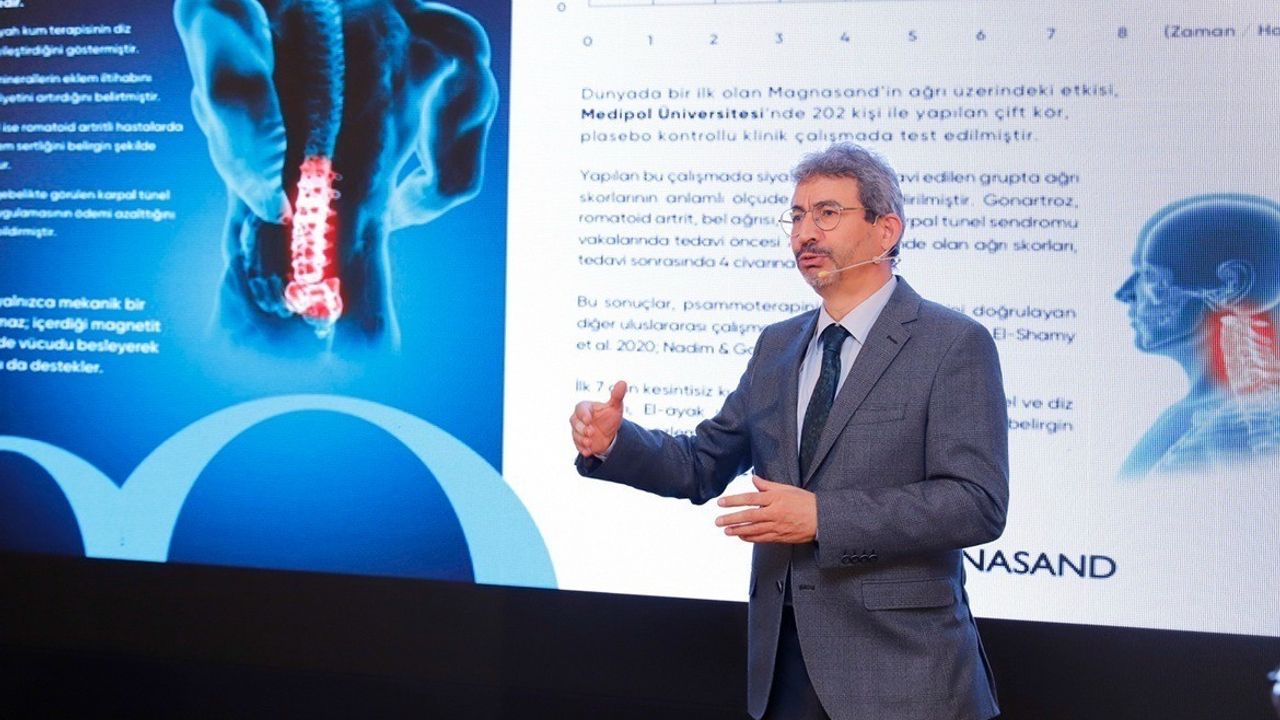 Magnasand 'Manyetik Siyah Kum' ile kas ve eklem ağrıları için medikal ürünlerini tanıttı