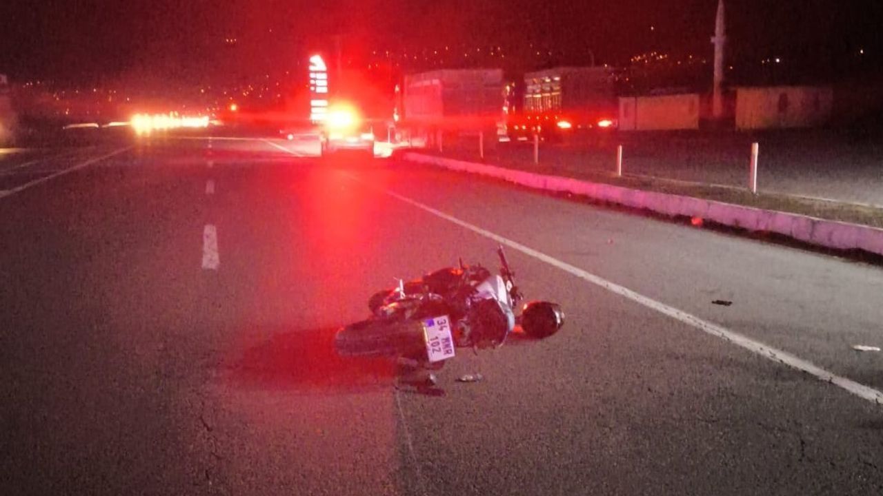 Malatya'da motosiklet kazasında sürücü hayatını kaybetti