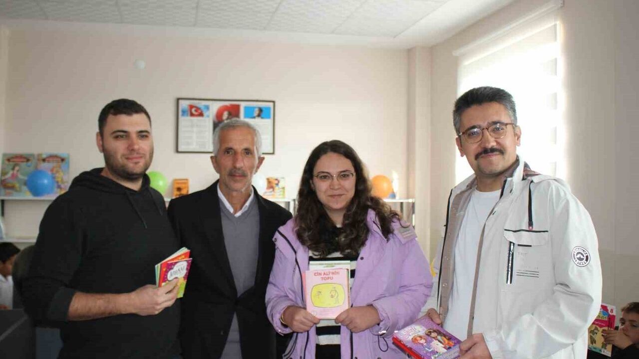 Malazgirt İlkokulu'na yeni kütüphane kazandırıldı