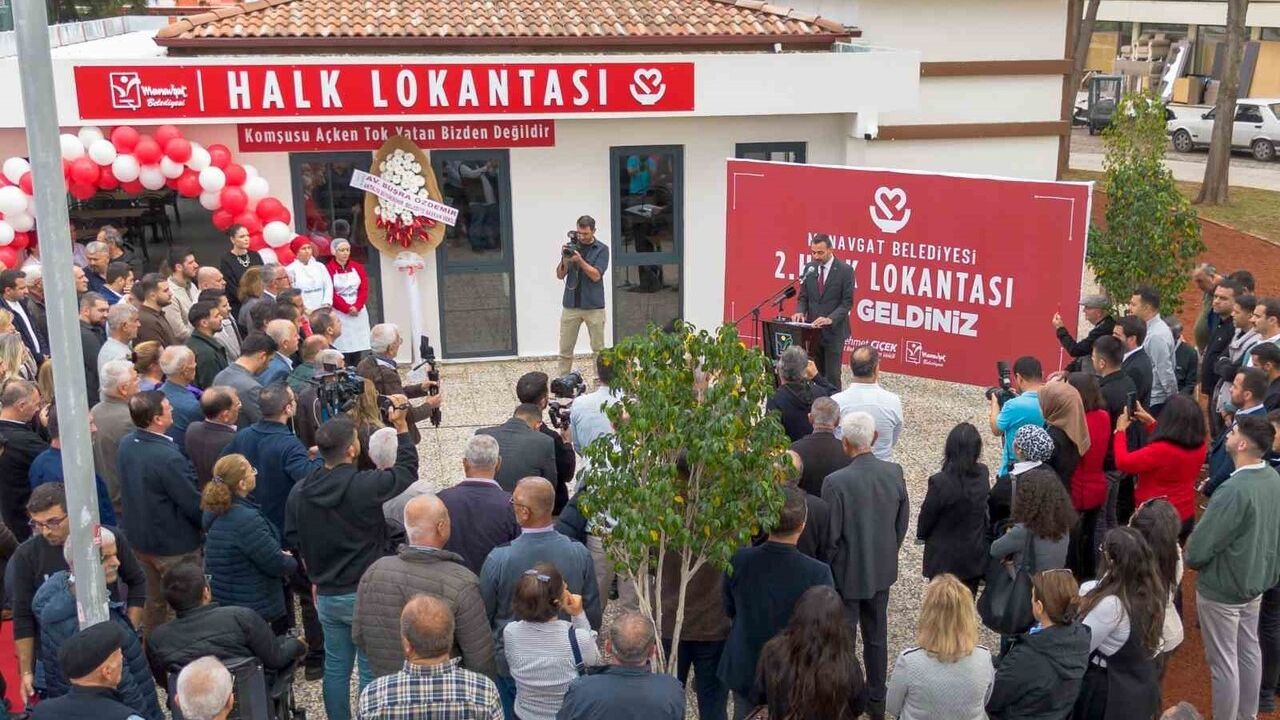Manavgat'ta 2. Halk Lokantası hizmete açıldı
