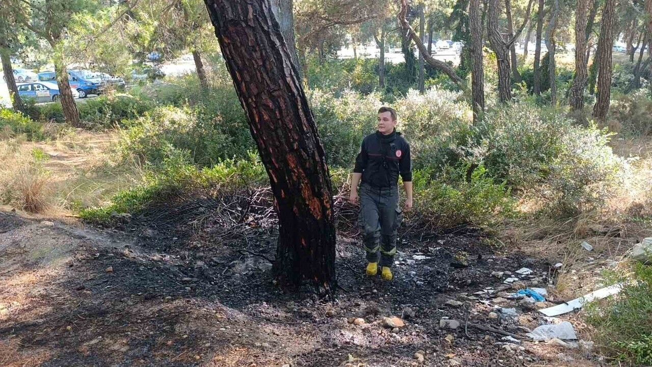 Manavgat'ta orman yangını vatandaşların müdahalesiyle söndürüldü