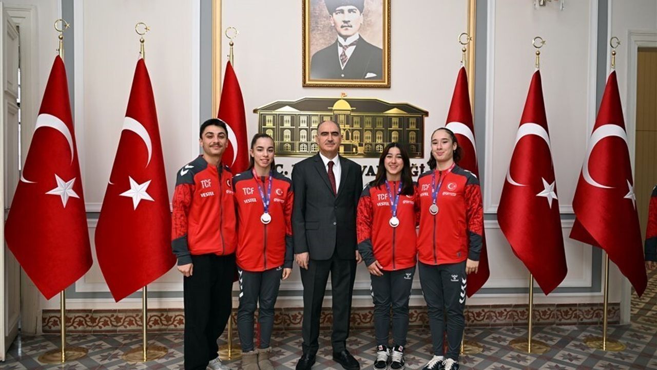 Manisa'nın altın çocukları Avrupa’dan madalyayla döndü