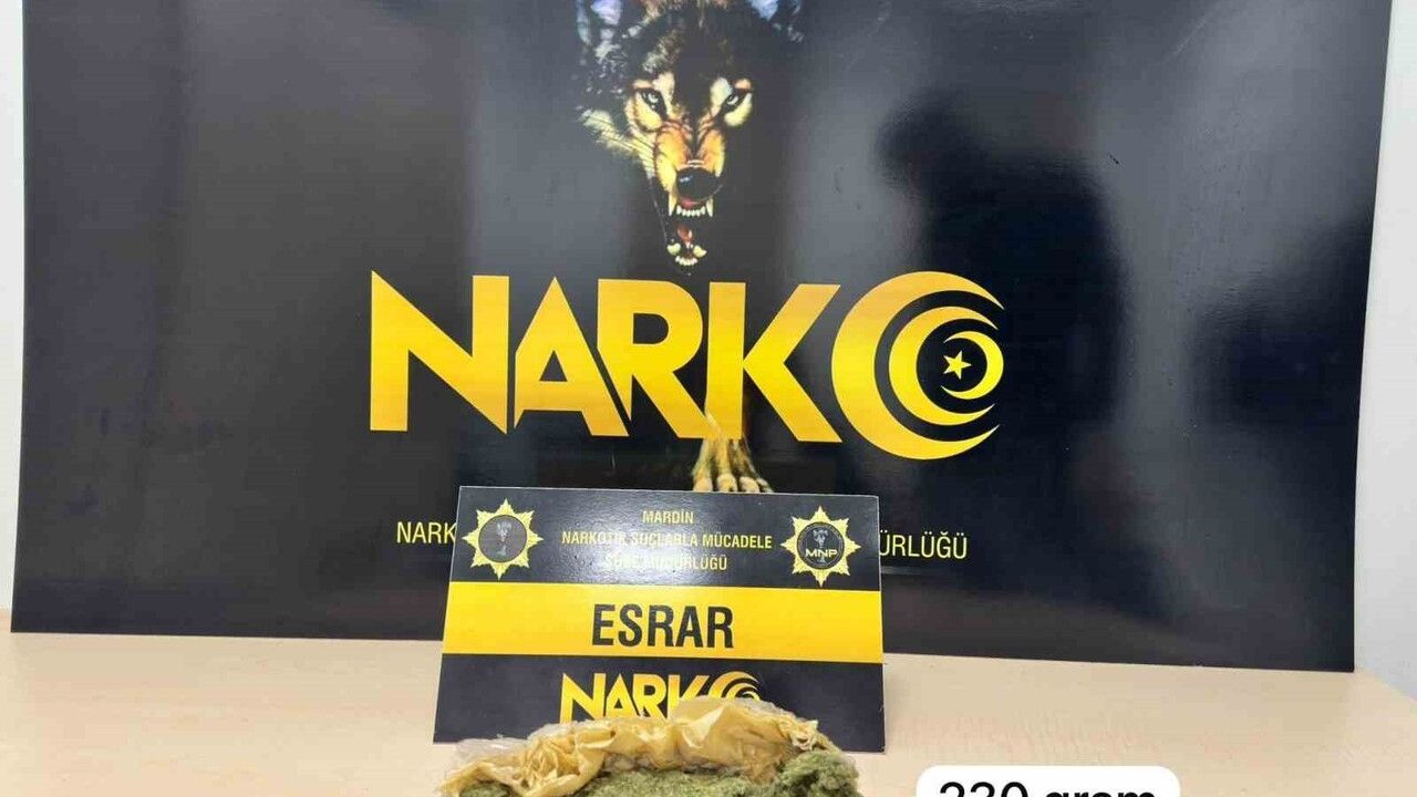 Mardin Artuklu’da uyuşturucu operasyonu: 2 gözaltı