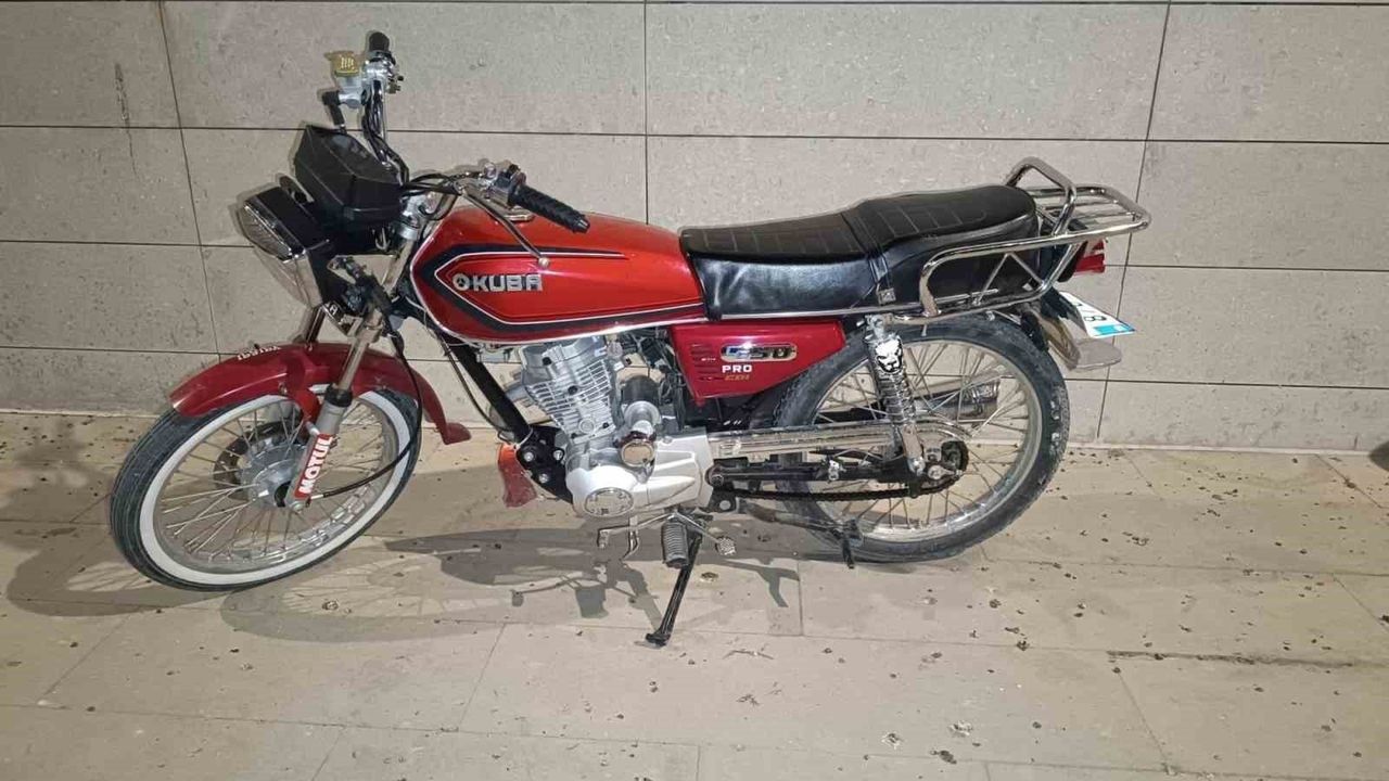 Mardin'de çalınan motosiklet İdil'de ele geçirildi