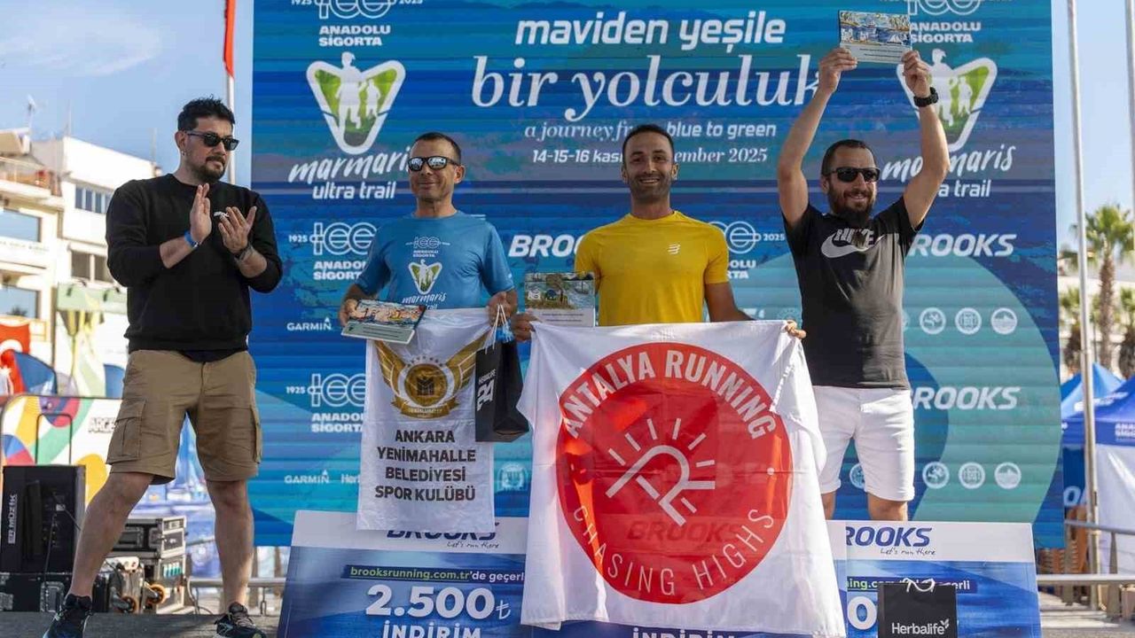 Marmaris Ultra Trail ikinci yılında 1.226 sporcuyla tamamlandı