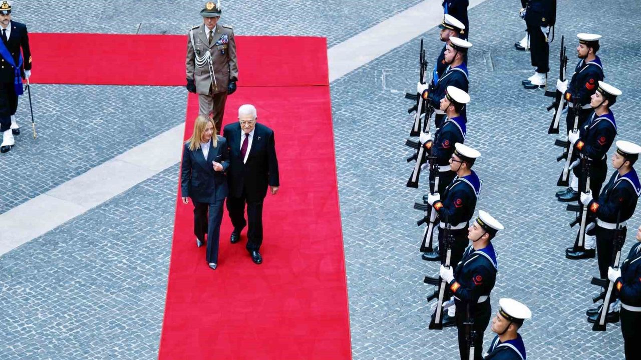 Meloni ile Abbas Roma'da Görüştü: Gazze, İnsani Yardım ve İki Devletli Çözüm