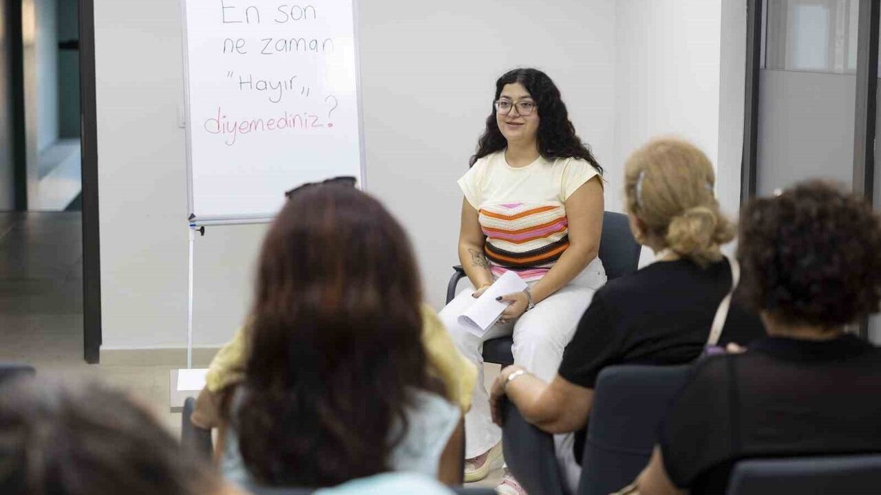 Mersin'de 'Hayır Deme Sanatı' ile sağlıklı sınırlar atölyesi