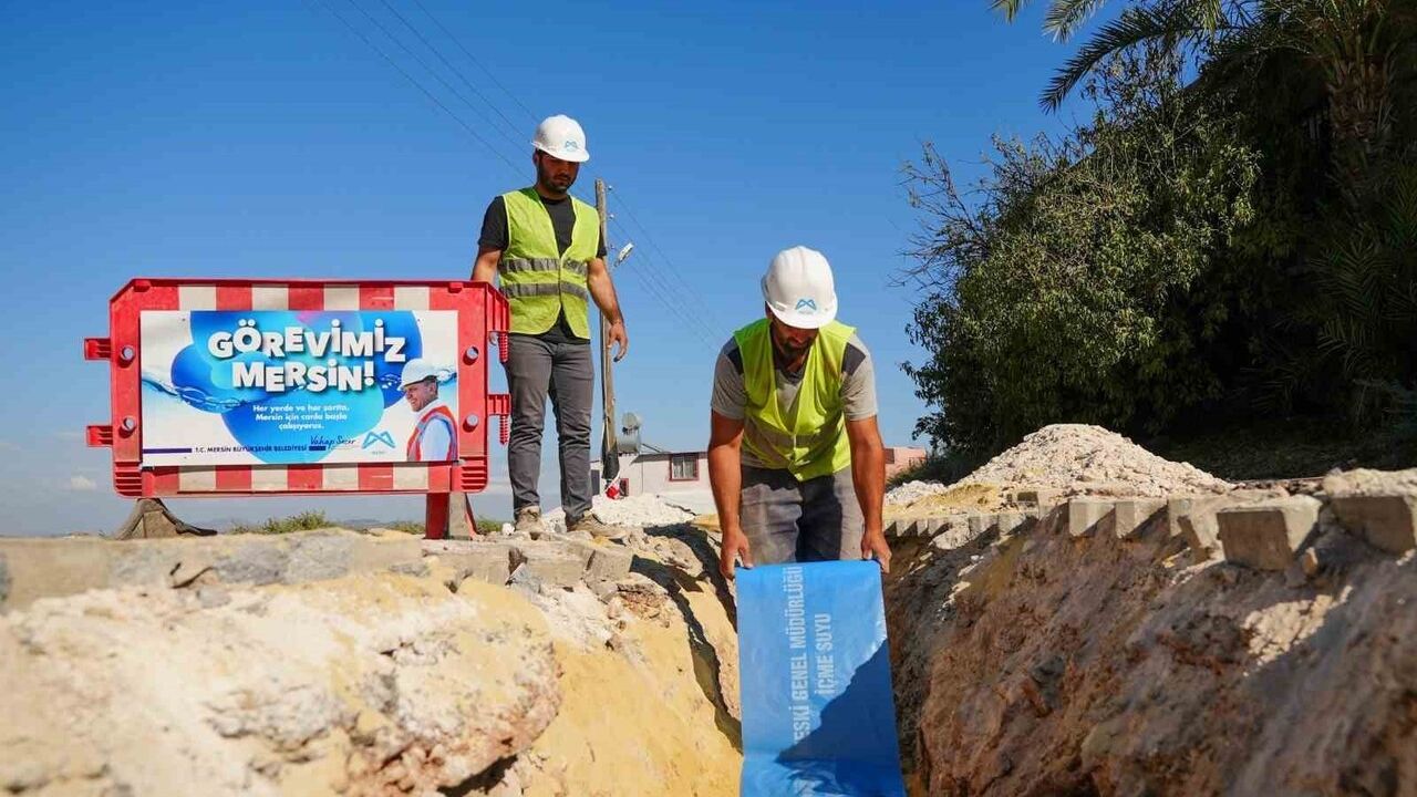 MESKİ, Camili Mahallesi'nde 1800 metre terfi hattını yeniledi