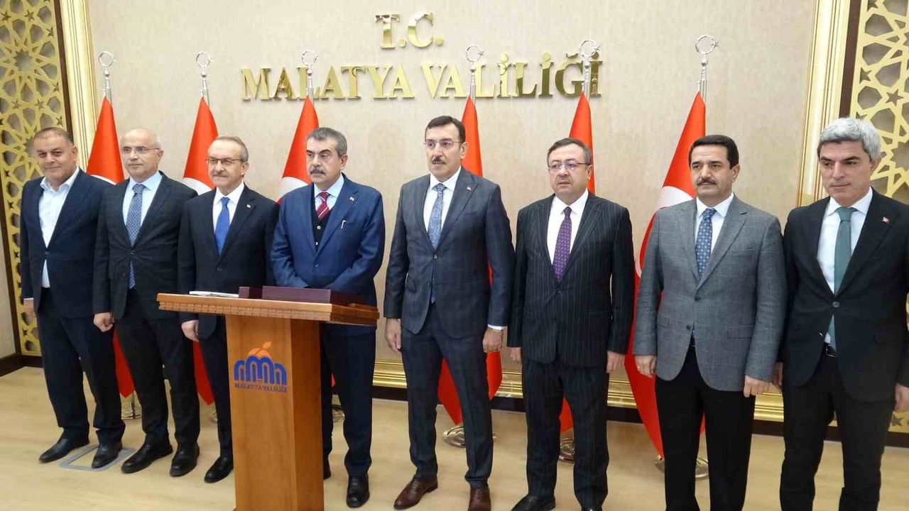 Milli Eğitim Bakanı Yusuf Tekin Malatya'da