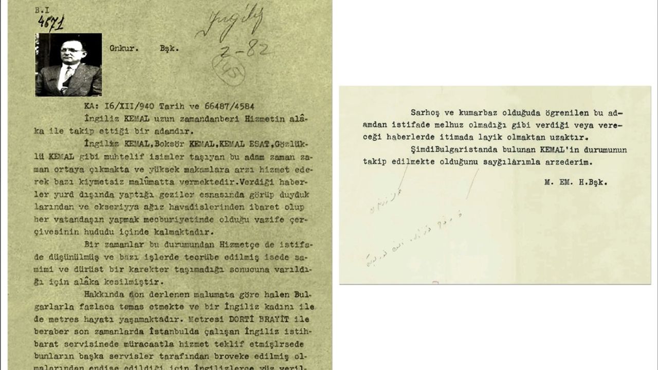 MİT'ten 'İngiliz Kemal' Hakkında Önemli Belgeler
