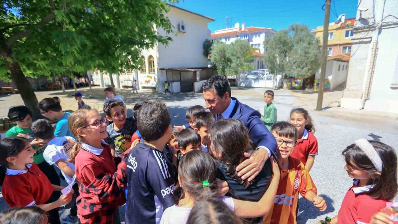 Muğla'da okullara ara tatilinde kapsamlı bakım ve Atatürk köşesi çalışmaları