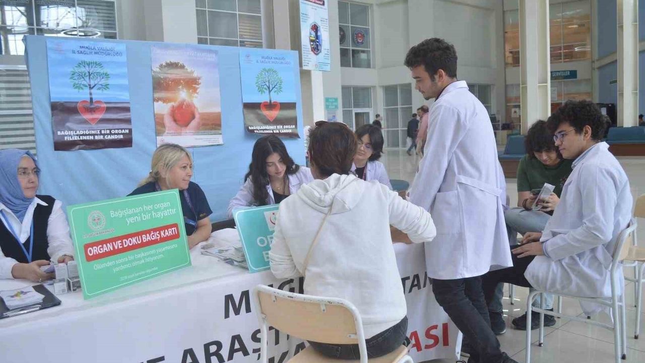 Muğla Eğitim ve Araştırma Hastanesi'nde Organ Bağışı Haftası Etkinliği