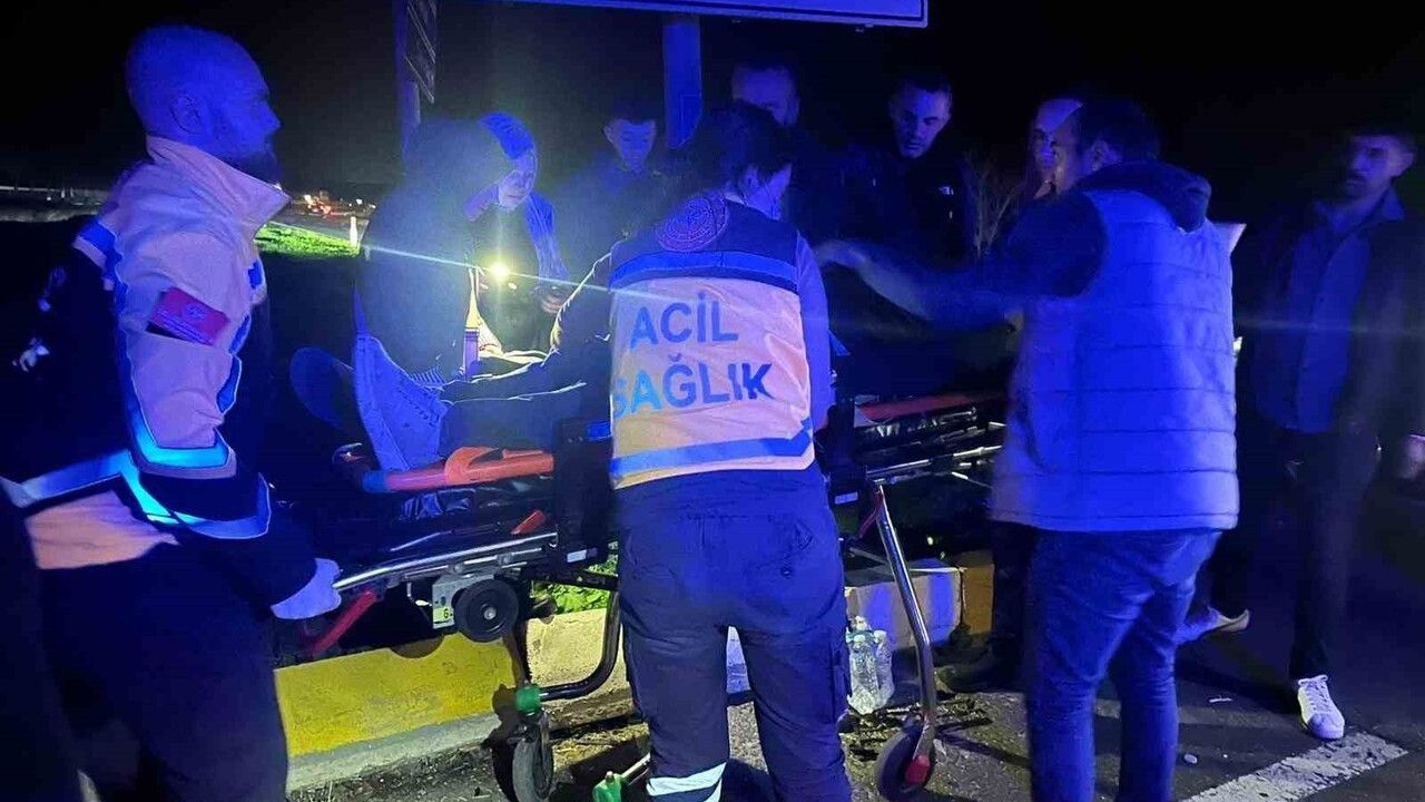 Muratlı çevreyolunda iki araç çarpıştı — 2 yaralı