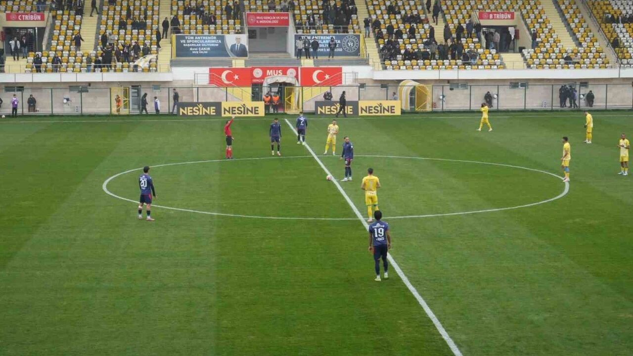 Muş Spor Kulübü 5-0 Yeni Mersin İdman Yurdu