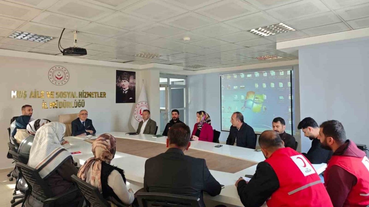 Muş'ta Psikososyal Destek Hizmetleri Yılsonu Değerlendirme Toplantısı