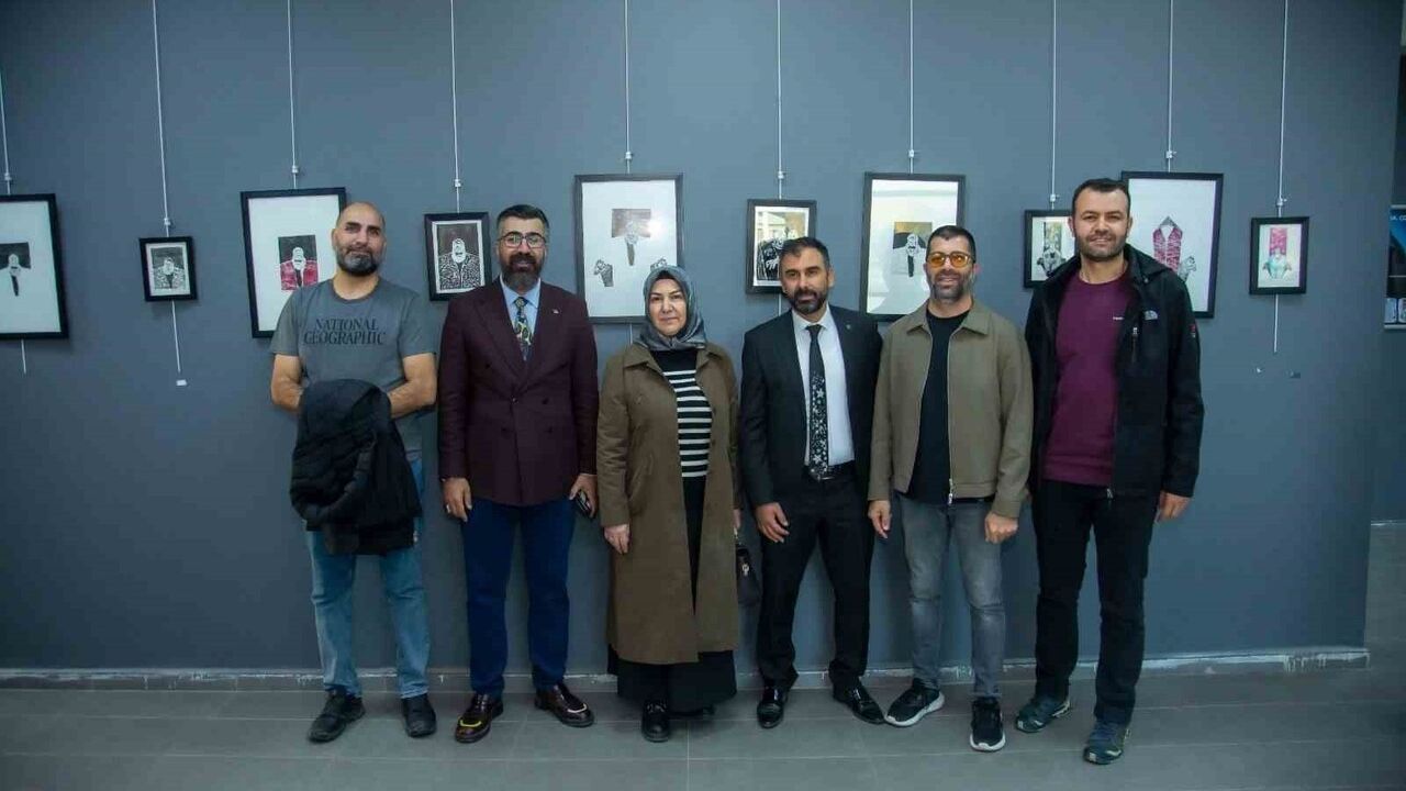 Mustafa Barkın Garip'in 'Çoban' Sergisi AİÇÜ'de İlgi Topladı