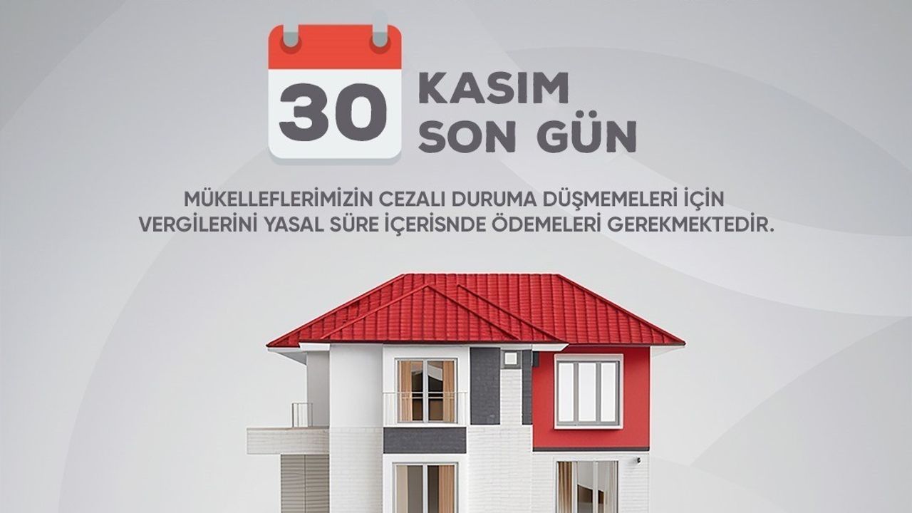 Niğde Belediyesi'nden 2025 emlak vergisi ikinci taksit uyarısı