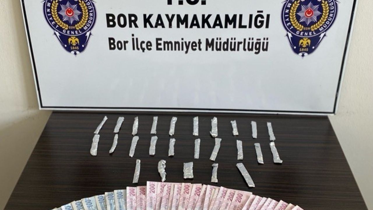 Niğde Bor'da uyuşturucu operasyonu: 1 kişi tutuklandı
