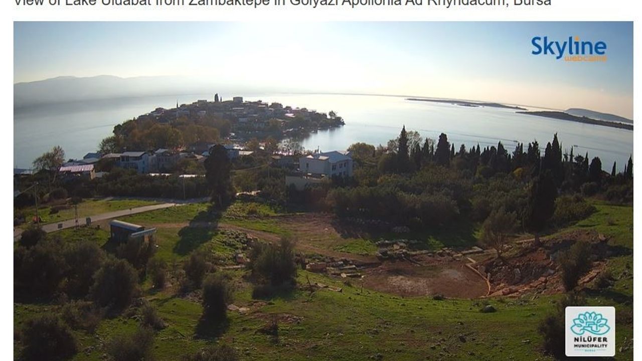Nilüfer Belediyesi Gölyazı’yı Skyline Webcams ile 7/24 canlı yayınlıyor