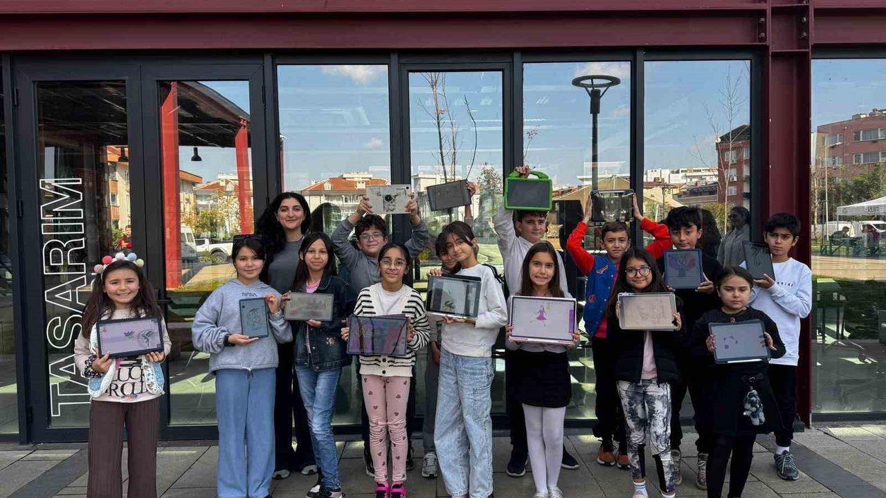 Nilüfer’de çocuklar dijital animasyonla tanıştı