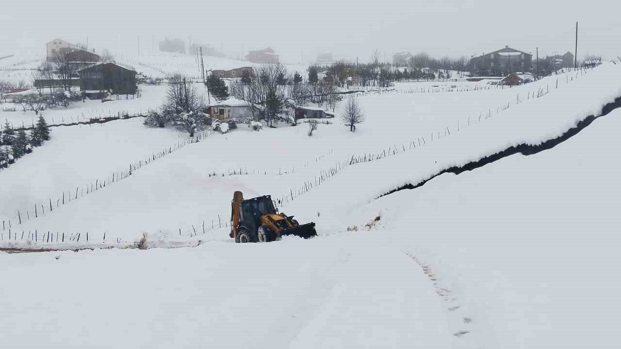 Ordu'da karla mücadele seferberliği