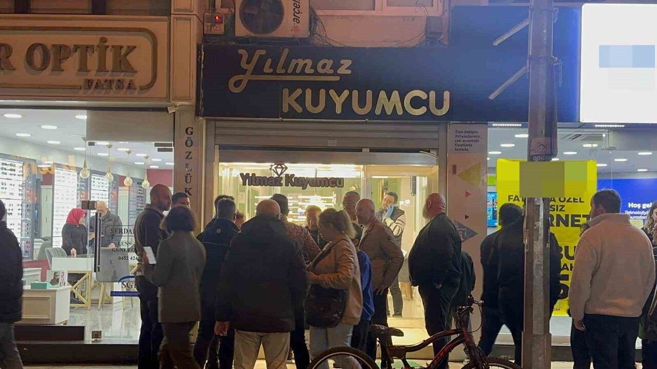 Ordu Fatsa'da silahlı kuyumcu soygunu: Yaklaşık 5 kilo altın çalındı