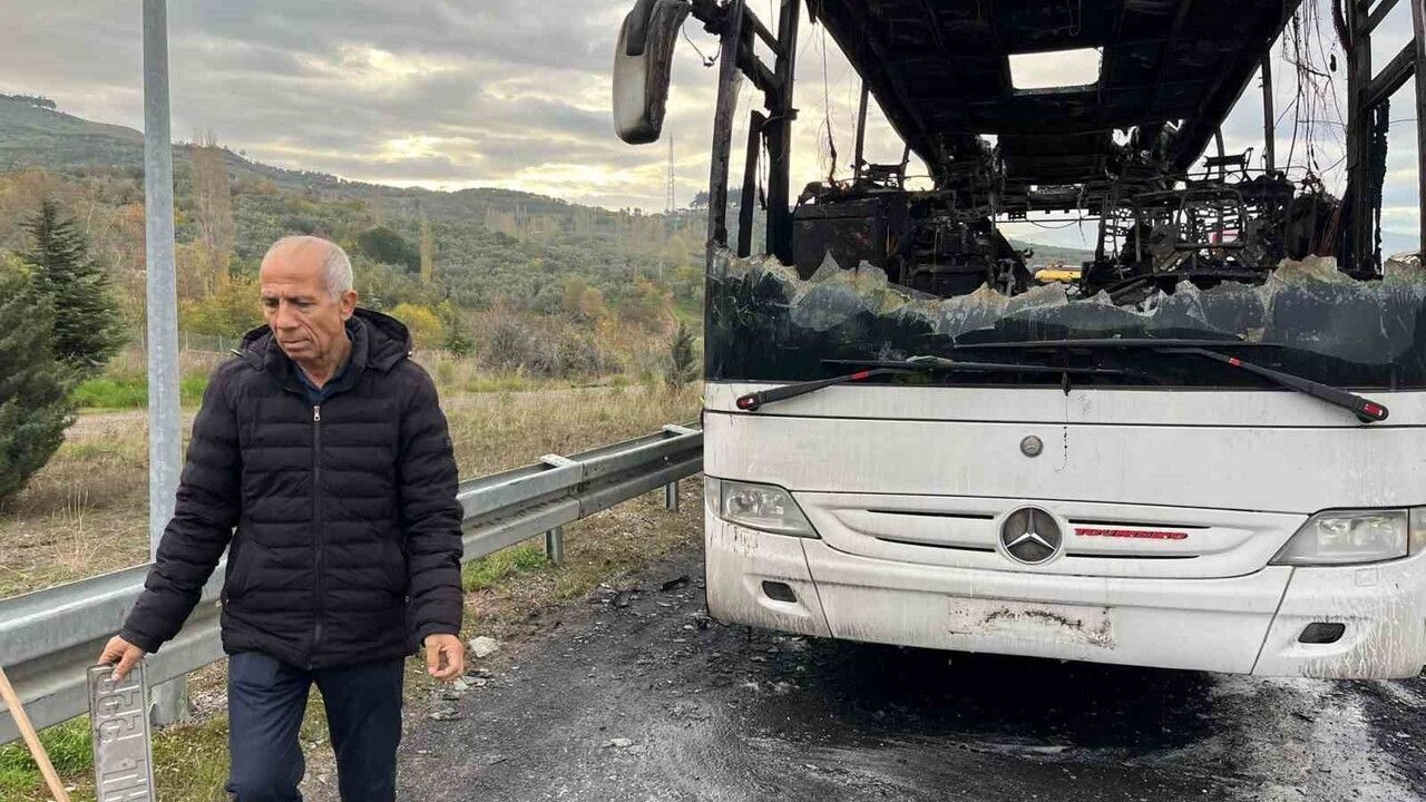 Orhangazi Tüneli yakınında öğrenci otobüsünde yangın — tahliye yapıldı