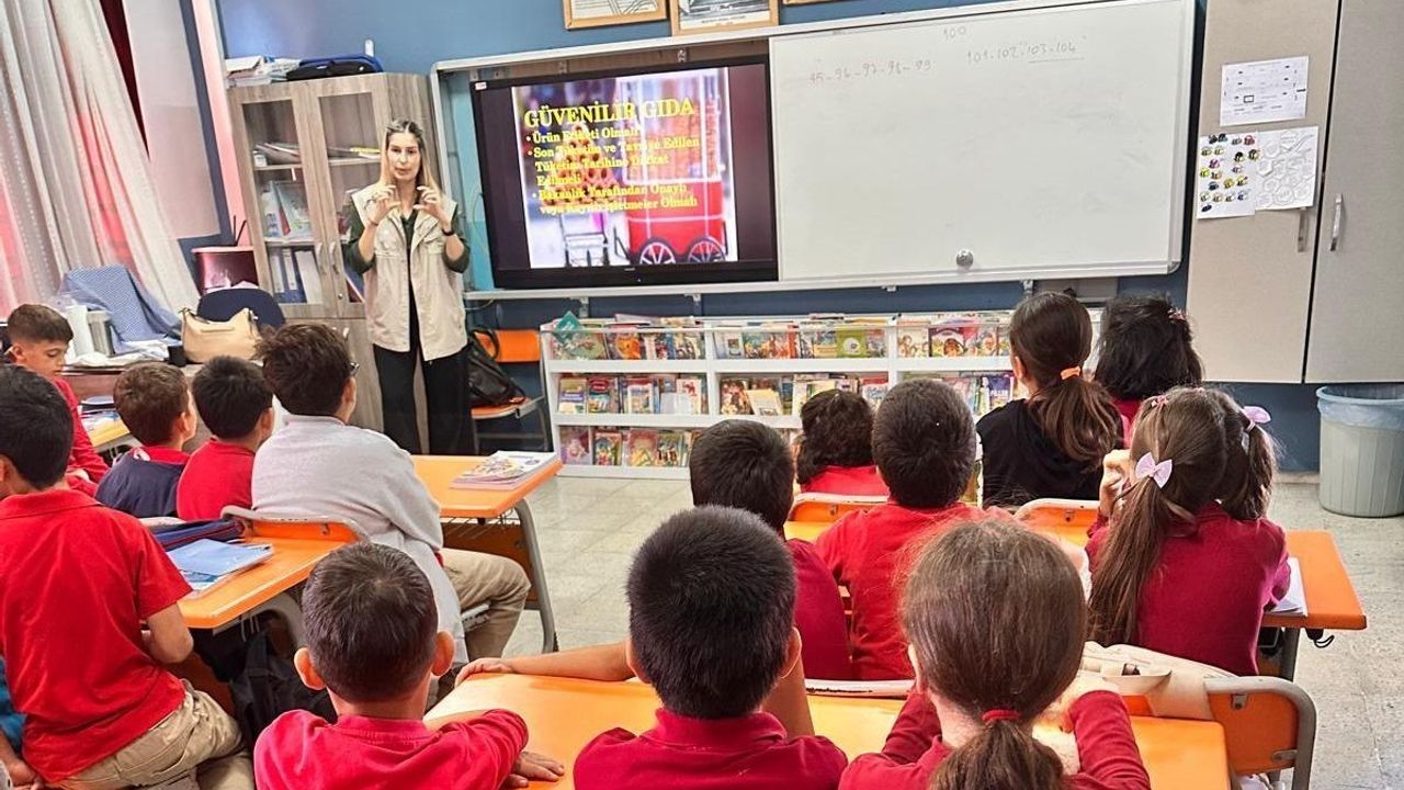 Ortaca'da ilkokul öğrencilerine gıda güvenliği eğitimi düzenlendi