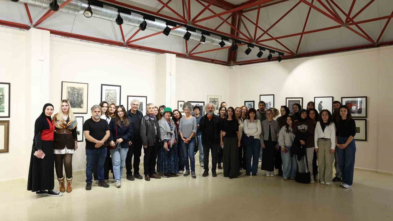 Özgün Baskıresim Koleksiyonu Sergisi Düzce Üniversitesi'nde Açıldı