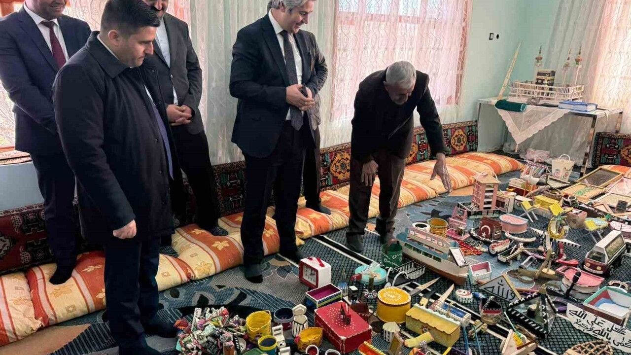 Parkinson Hastası İkram Vergili’nin Üretim Azmi Kaymakamın Desteğini Aldı