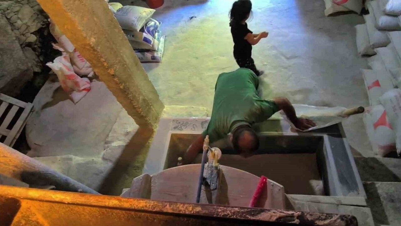 Pehlivanlı'da asırlık su değirmeni dededen toruna yaşatılıyor