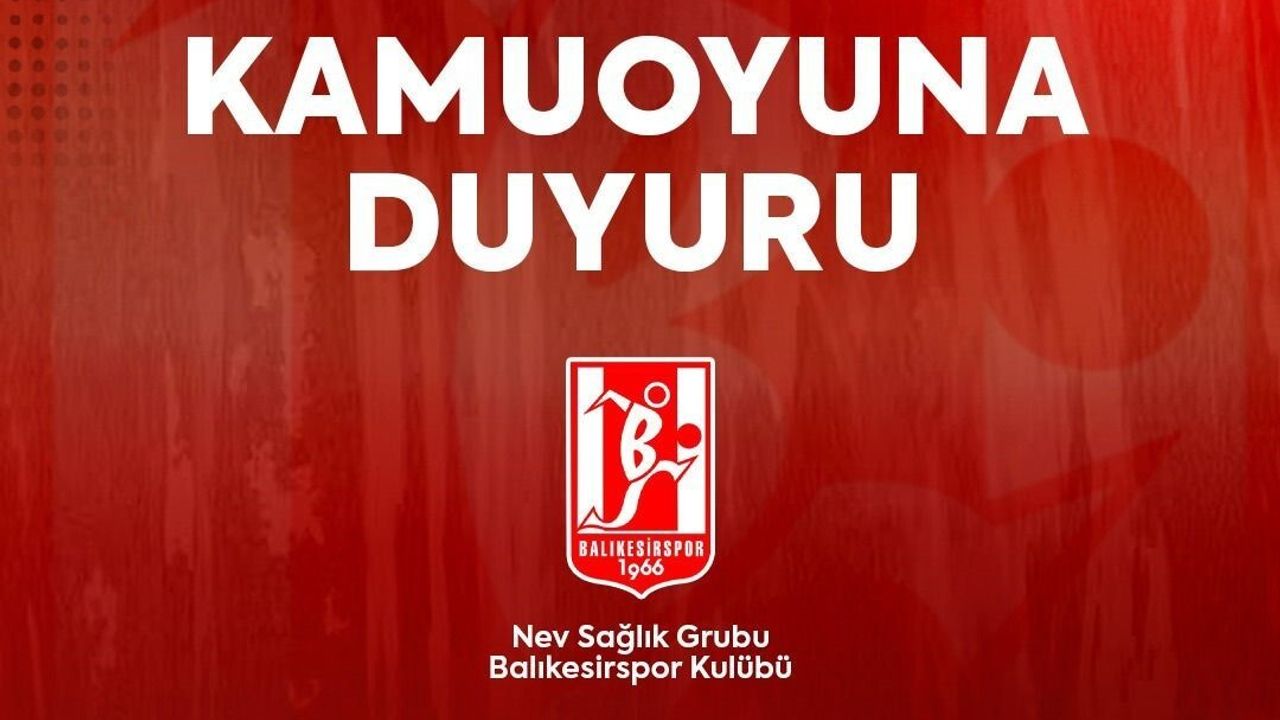 PFDK'dan Balıkesirspor'a: 7 Futbolcuya Bahis Cezası