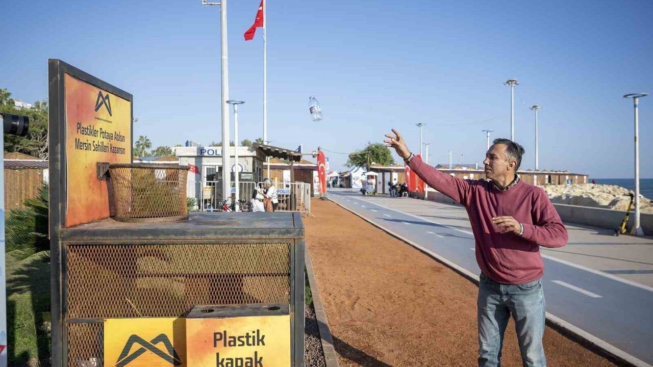 ’Plastiksiz Mersin Sahilleri’ projesi ile 10 ayda 1 ton plastik toplandı