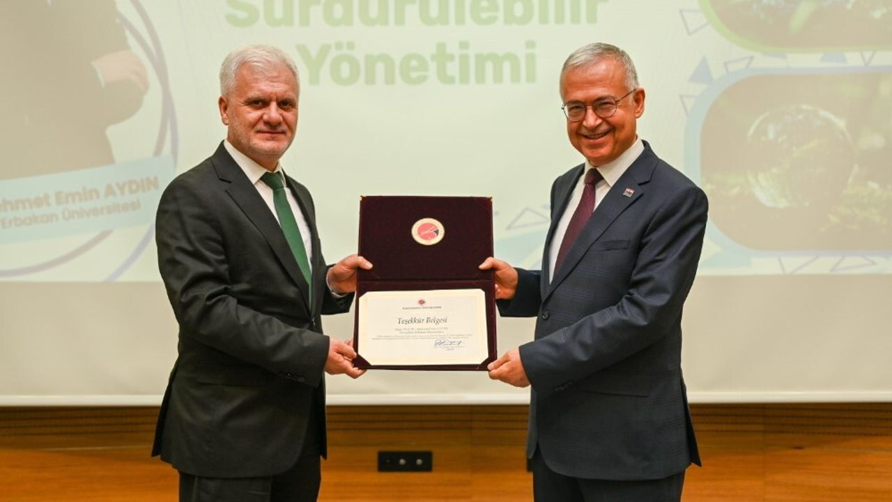 Prof. Dr. Aydın: 2030’a kadar su kaynaklarında yüzde 10 azalma bekleniyor