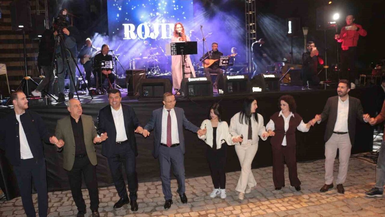 Rojin Cizre'de coşkulu konser verdi