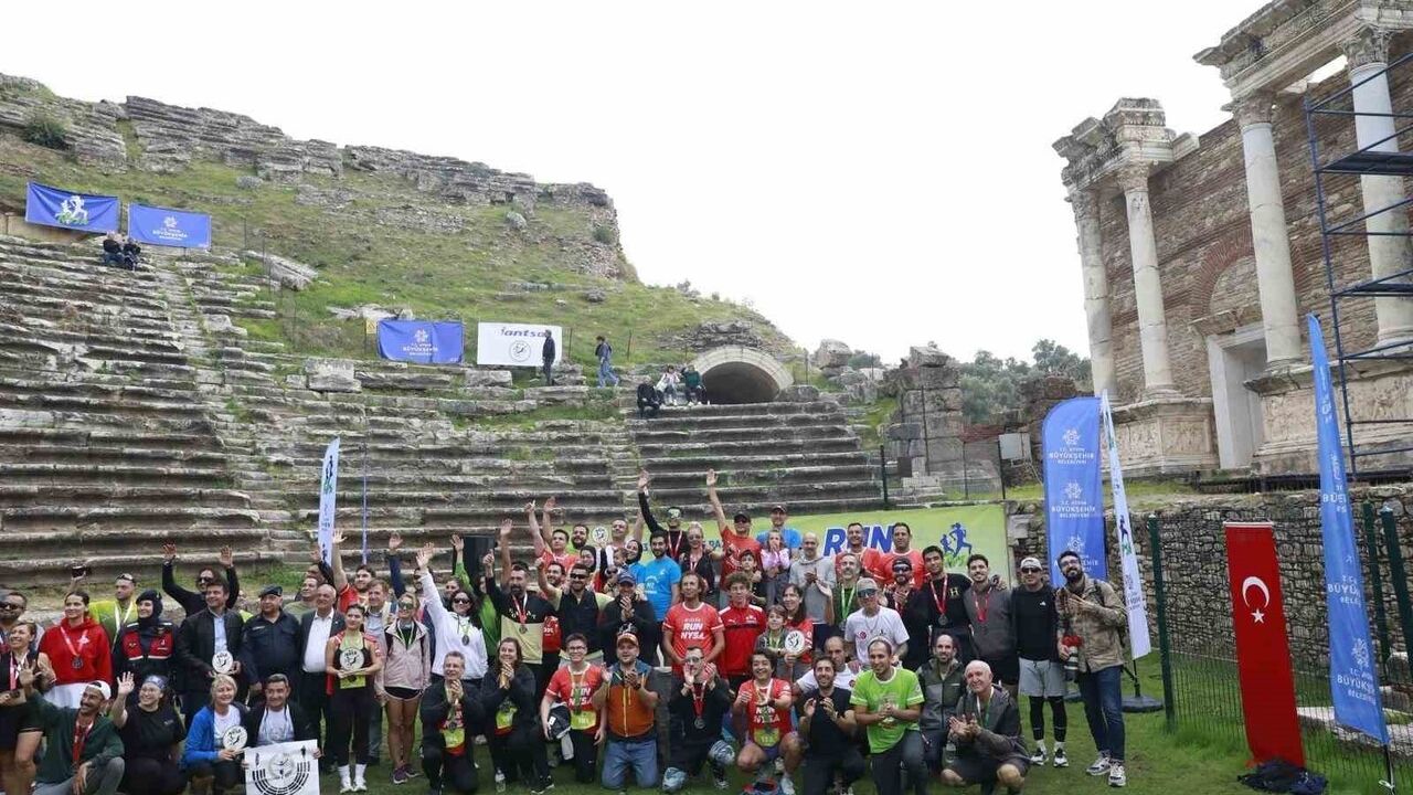 Run Nysa coşkusu Nysa Antik Kenti’nde