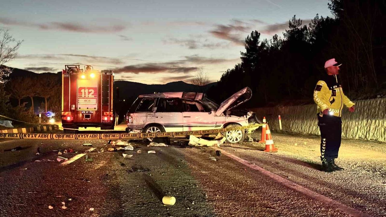 Safranbolu'da mantar dönüşü kaza: 2 ölü, 7 yaralı
