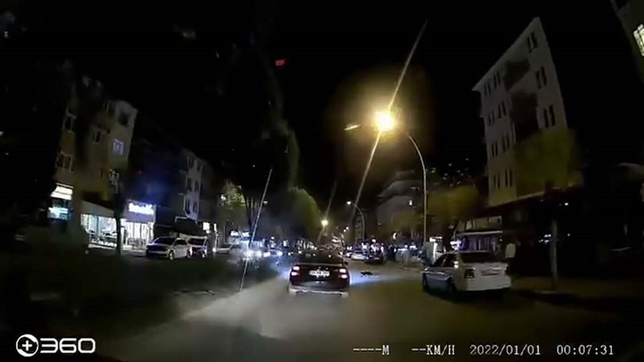 Safranbolu'da otomobilin altında kalan kedi telef oldu