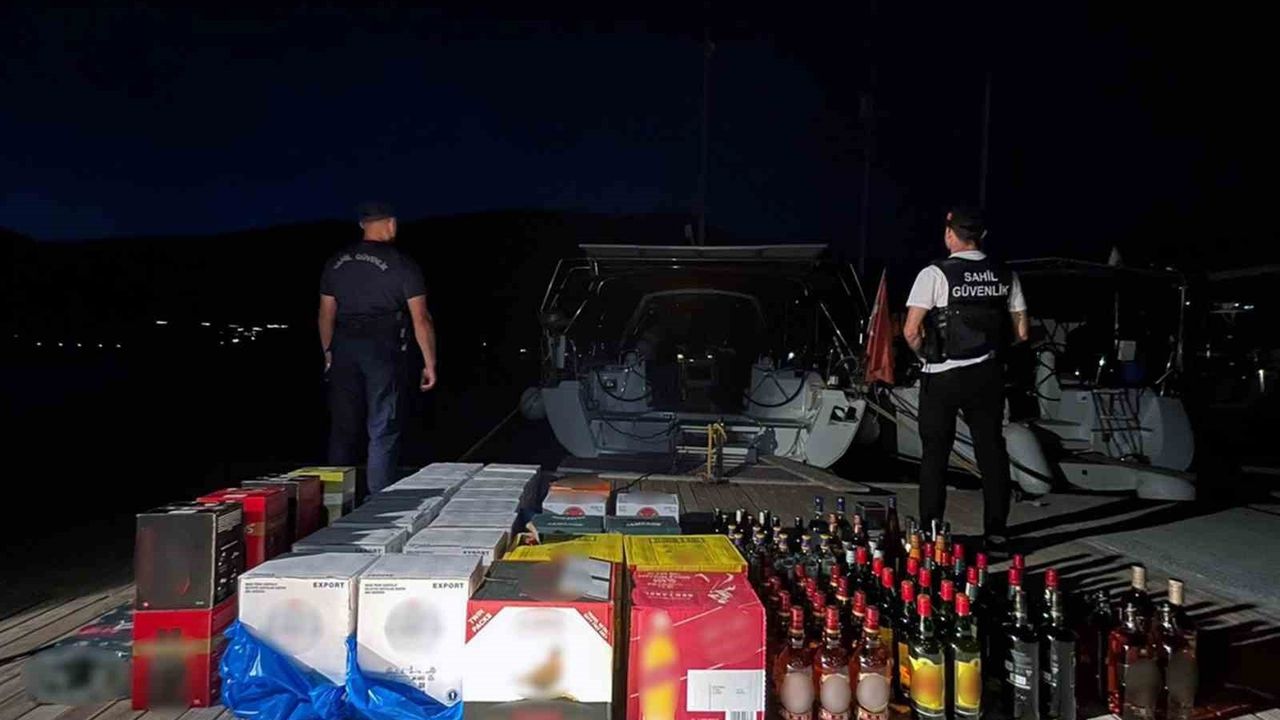 Sahil Güvenlik'ten Uyuşturucu ve Kaçak İçki Operasyonu