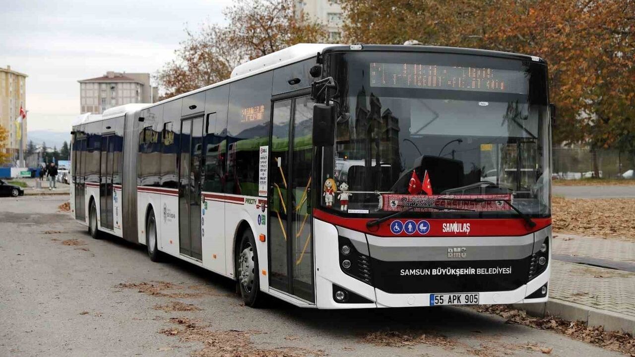 Samsun Büyükşehir Belediyesi'nden OMÜ Bafra yerleşkesine özel öğrenci ringi