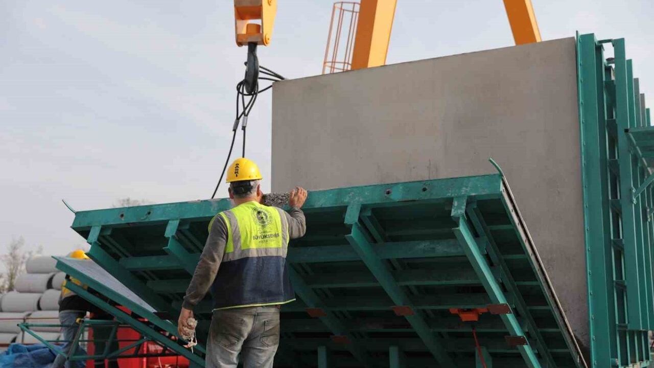 Samsun’da SASKİ Prefabrik Betonarme Su Deposu Üretimine Başladı