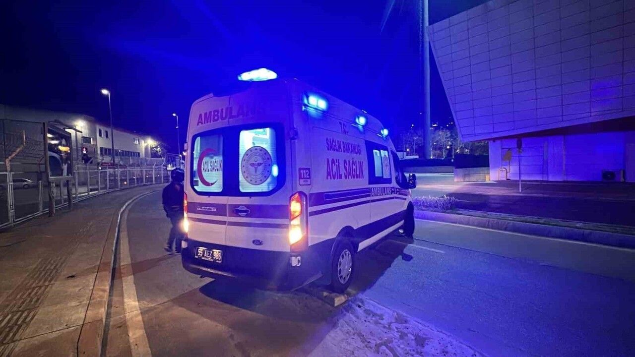 Samsun İlkadım’da motosiklet devrildi: 1 yaralı
