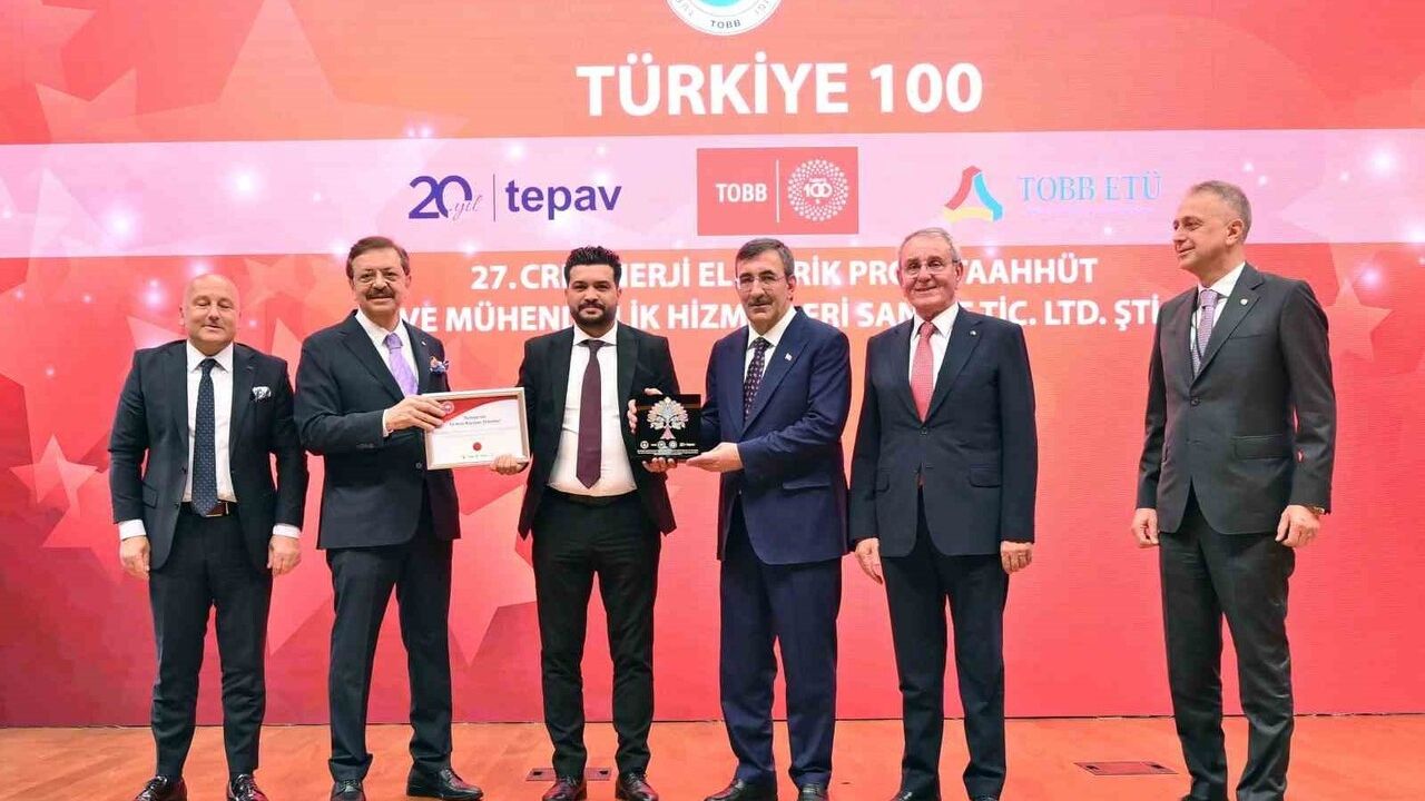 Samsun TSO, CRK Enerji'yi Türkiye 27'nciliğiyle kutladı