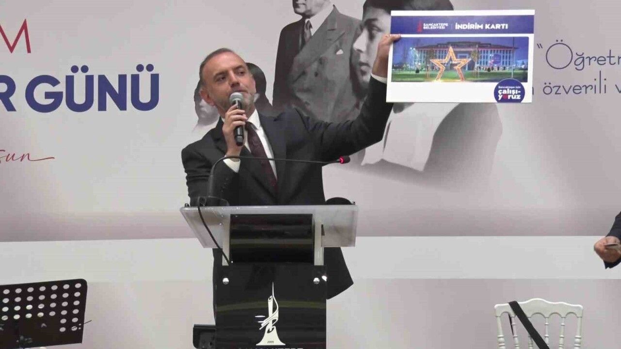 Sancaktepe’de 24 Kasım etkinliğinde öğretmenlere indirim müjdesi