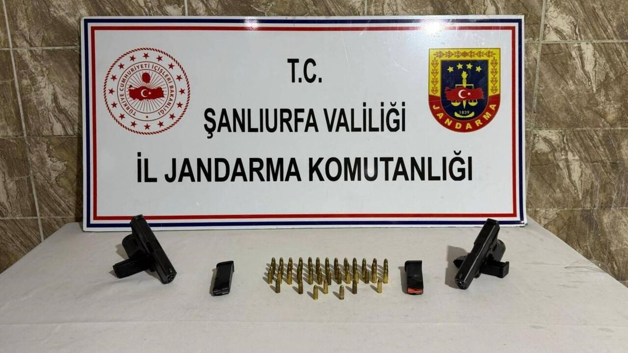 Şanlıurfa’da jandarma operasyonunda 5 ruhsatsız silah ele geçirildi