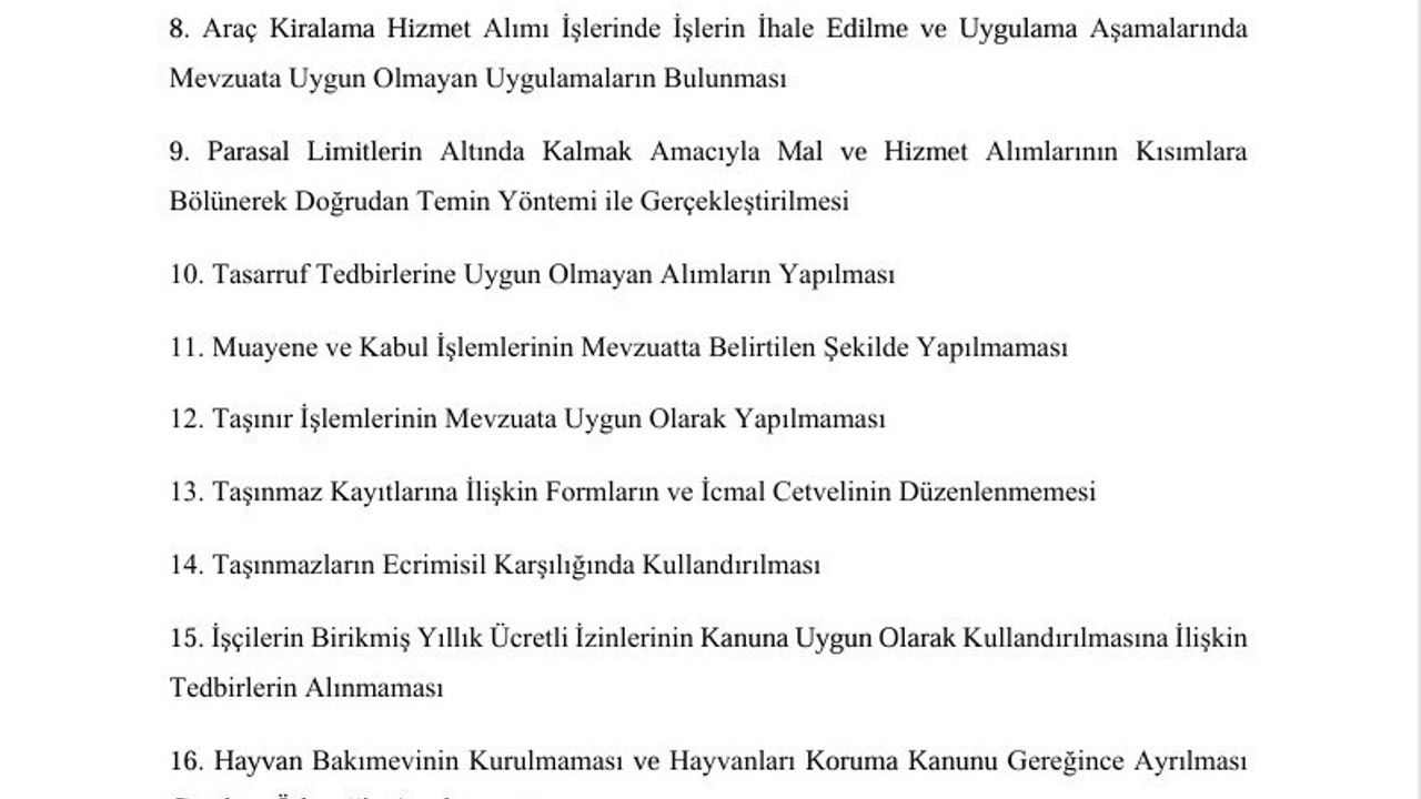 Sayıştay: Altınordu Belediyesi’nin tasarruf genelgelerine aykırı 9 milyon 952 bin 242 TL harcaması