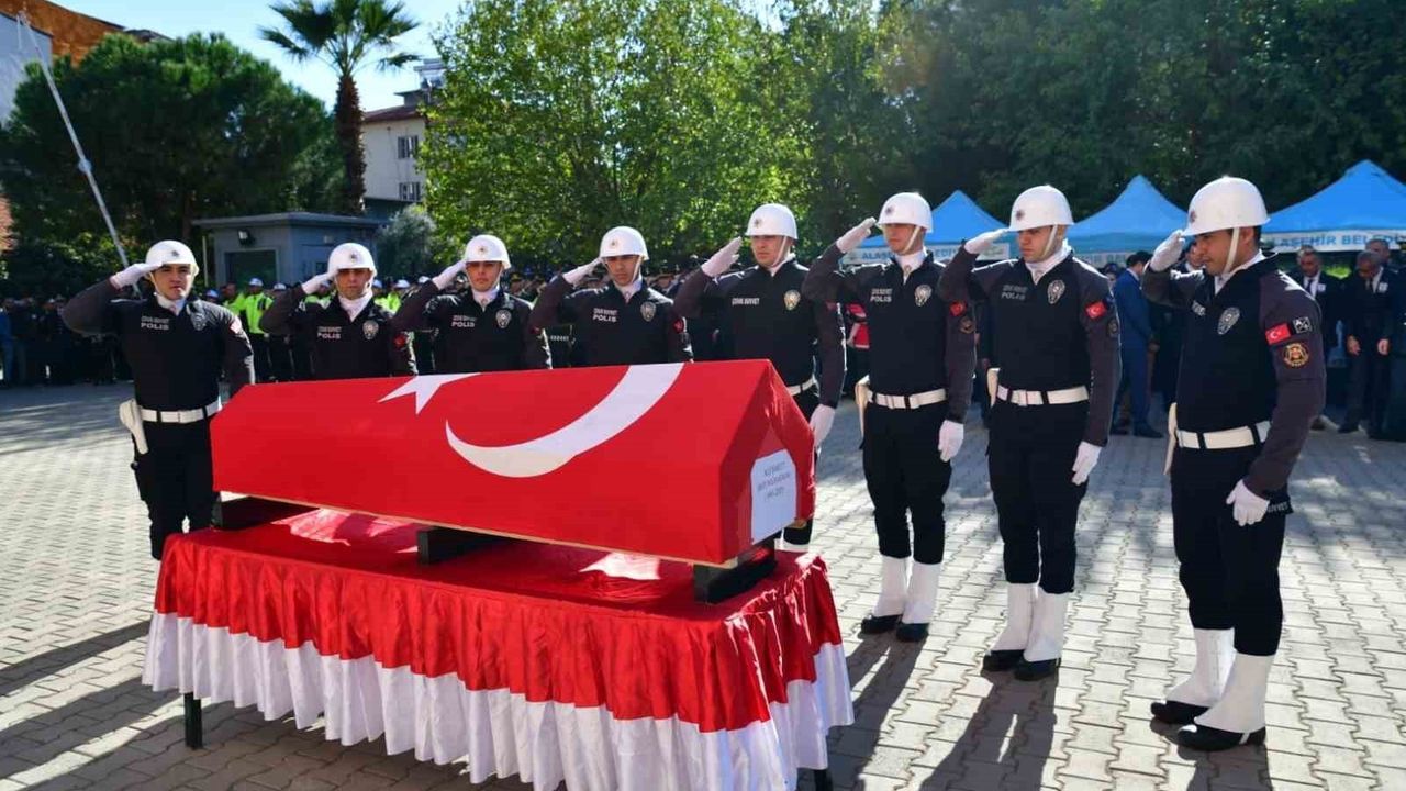Şehit Polis Memuru Ali Barut Alaşehir'den Uğurlandı
