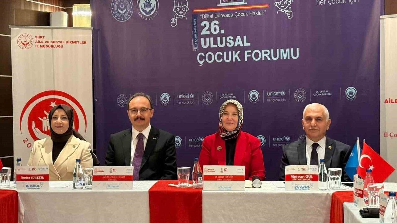 Siirt’te 26. Ulusal Çocuk Forumu — Dijital Dünyada Çocuk Hakları
